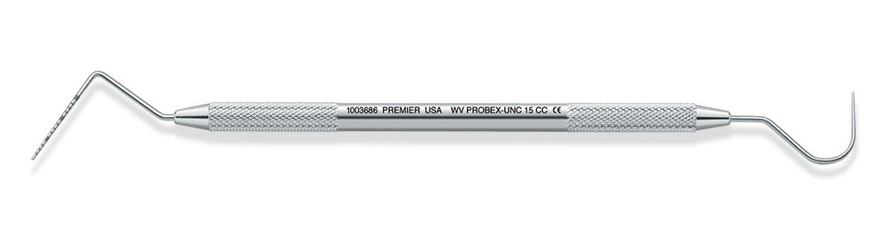 Premier Dental 1003686 Double End UNC15/23 Probex With Round Handle Premier Dental 1003686 Double End UNC15/23 Probex With Round Handle